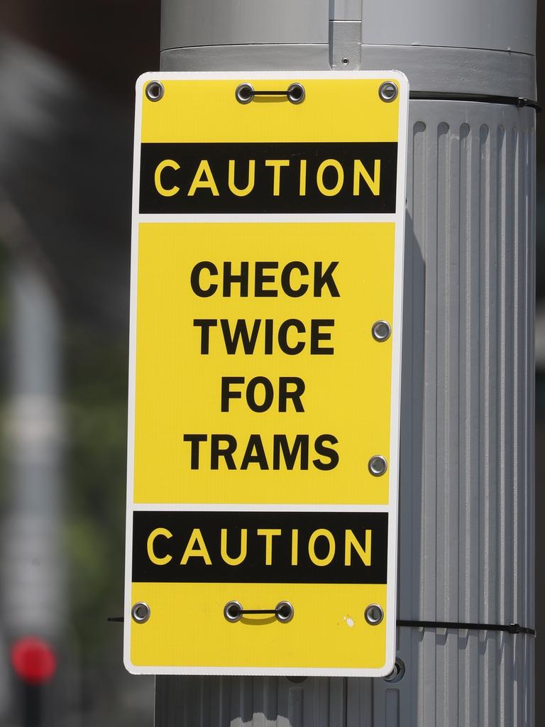 Pedestrians are being asked to pay attention. Picture: John Grainger