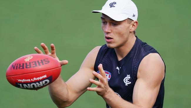 Missing targets hurt Patrick Cripps’ score.