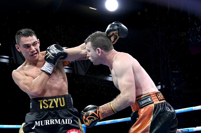 Tim Tszyu was closing in on announcing himself as the new Aussie king of boxing