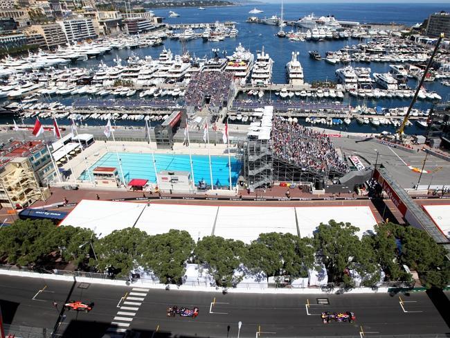 Finding a good view of the Monaco Formula One Grand Prix is key to the attraction. Picture: AFP