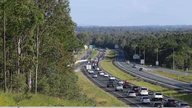 The Gateway Mwy and M1 are often turned into what looks like a car park.