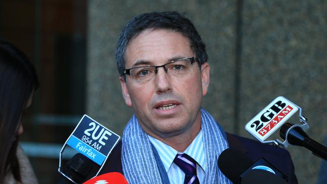 George Newhouse of the Nat­ional Justice Project at the Supreme Court in Sydney. Picture: Adam Taylor