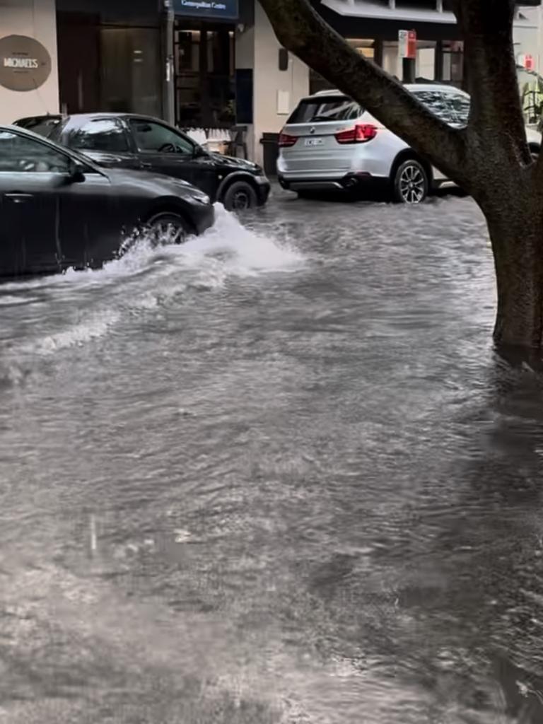 It’s understood drainage issues could have contributed to the flash flooding. Picture: Instagram/@chefneilperry.