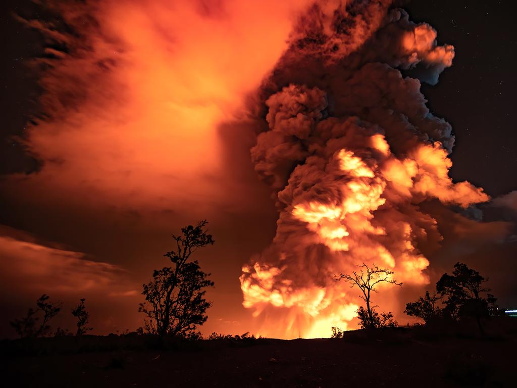 The Kilauea volcano has erupted again. Picture: USGS Hawaiian Volcano Observatory