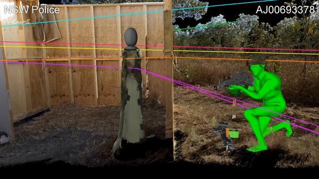 Police reconstruction of the shooting of Pte Jason Challis