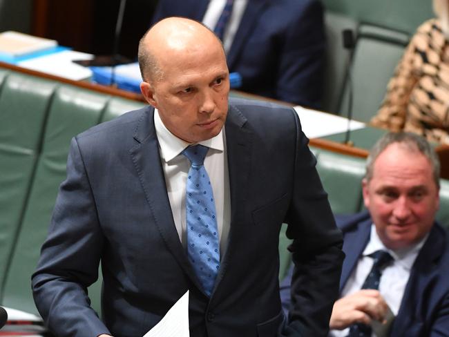 Immigration Minister Peter Duttonsays refugee advocates are not doing the Manus Island asylum seekers any favours by supporting their stand-off. Picture: AAP