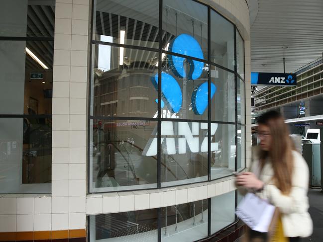 ANZ says some branches will stop trading cash over the counter. Picture: Britta Campion / The Australian