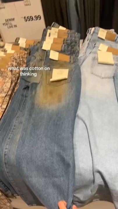 Customers in hysterics over 'sh*t' jeans from Cotton On