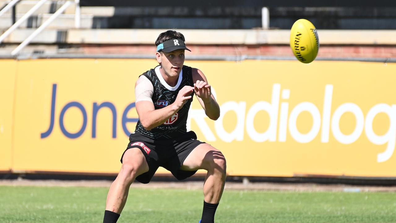 Zak Butters on the track after signing a two-year contract extension. Picture: Keryn Stevens