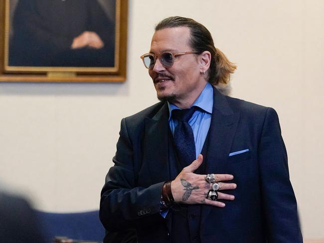 A US jury found that Amber Heard had made defamatory claims of abuse against her ex-husband Johnny Depp, and awarded him millions of dollars in damages. Picture: Steve Helber / AFP.