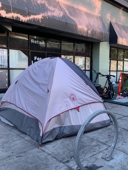 San Francisco clean-up before. Picture: Twitter