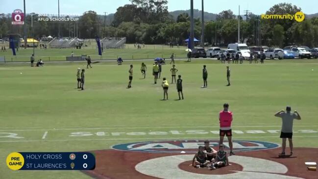 Replay: AFL Queensland Schools Cup State Finals Day 1 - Holy Cross School v St Laurence's College (Primary Male)