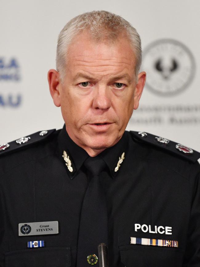 Police Commissioner Grant Stevens.