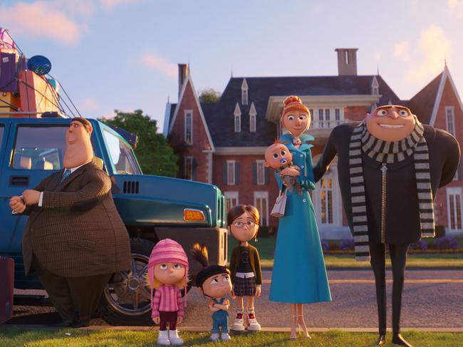 Gru and family are relocated in the national witness protection scheme.