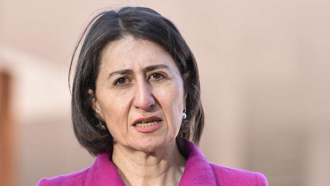 NSW Premier Gladys Berejiklian in Sydney on Monday. Picture: Flavio Brancaleone