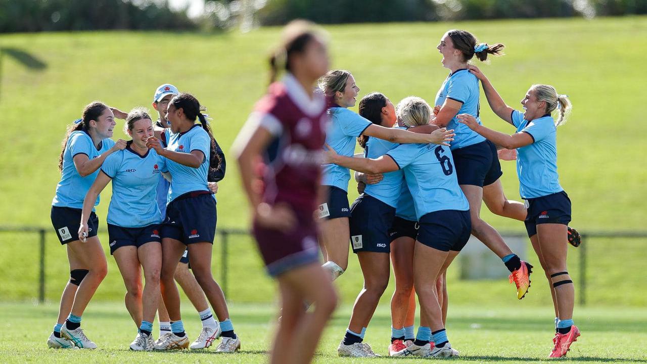 Action from the final day of the 2024 Australian Schools Rugby Championships. Picture: Rachel Wright/Anthony Edgar.