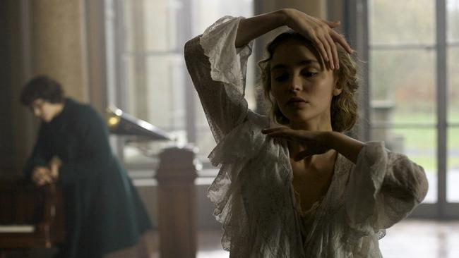 Lily-Rose Depp is a bit of a dud as Isadora Duncan. The camera does love her, though.