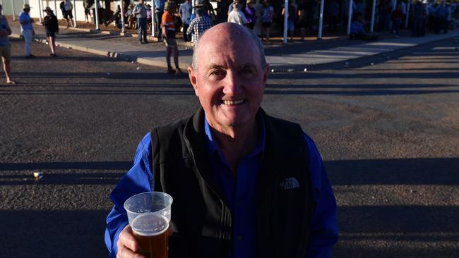 Pastoralist David Brook outside the famous Birdsville Hotel, which he once owned.