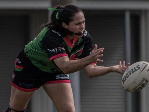 Sarina's Miranda Davis in action. Picture: Supplied