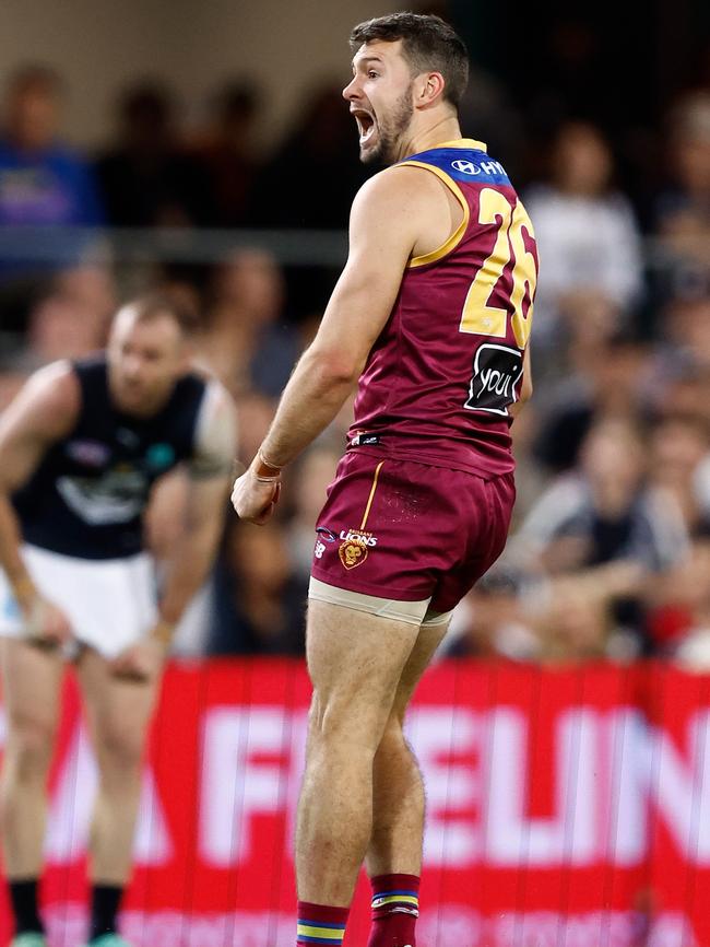 Conor McKenna went bang from outside-50 in the second term. Picture: Michael Willson/AFL Photos