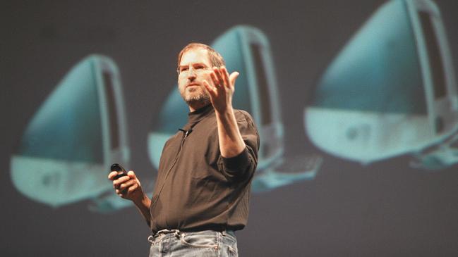 Steve Jobs in Paris in 1998. ‘He was exceptional,’ Vamos says.