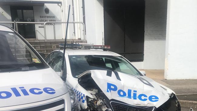 Simon Tu, 28, from Berala, had been driving a white Toyota Hi-ace van before he drove on the wrong side of the road and crashed into two parked police cars at Eastwood police station at 10.36am on 22 July 2019.