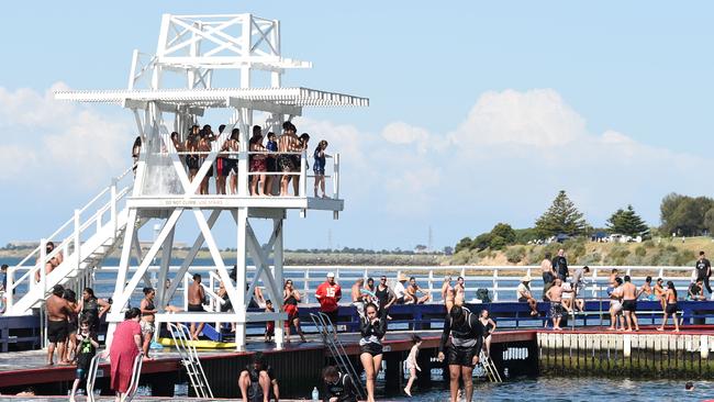 New Year’s Eve at Eastern Beach in Geelong. Picture: David Smith