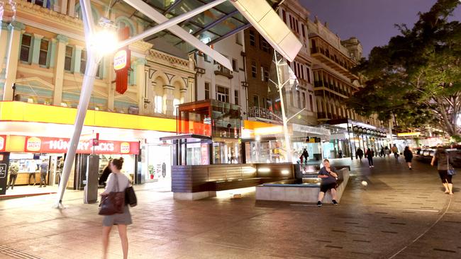 Queen Street Mall is suffering, one expert has found. Picture: Steve Pohlner