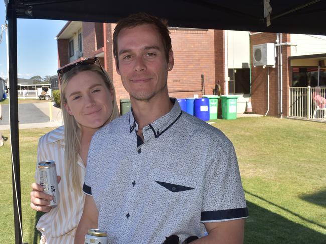 Michaela and Liam from Warwick at Warwick Cup race day at Allman Park Racecourse, Saturday, October 14, 2023 (Photo: Michael Hudson/ Warwick Daily News)