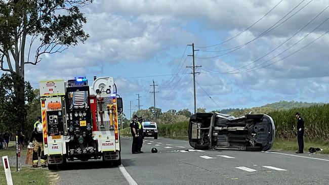 Emergency services clean up the scene. Picture: Janessa Ekert