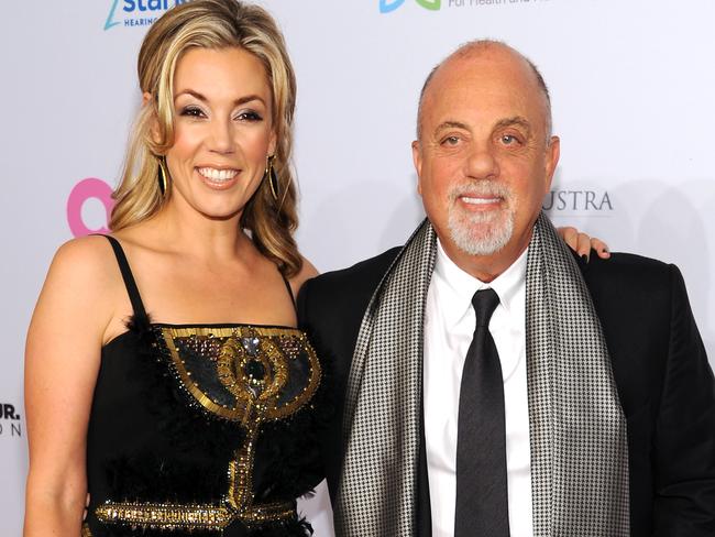 Joel and his wife, Alexis Roderick. Picture: Dimitrios Kambouris/Getty Images