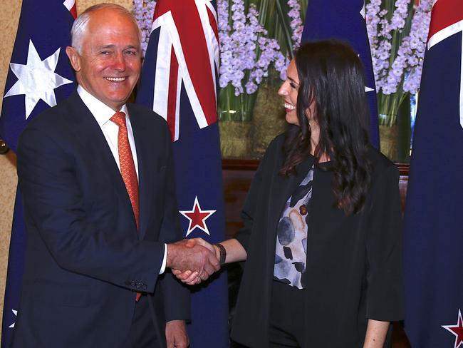 Malcolm Turnbull rebuffed Jacinda Ardern’s offer to resettle 150 refugees. Picture: AAP