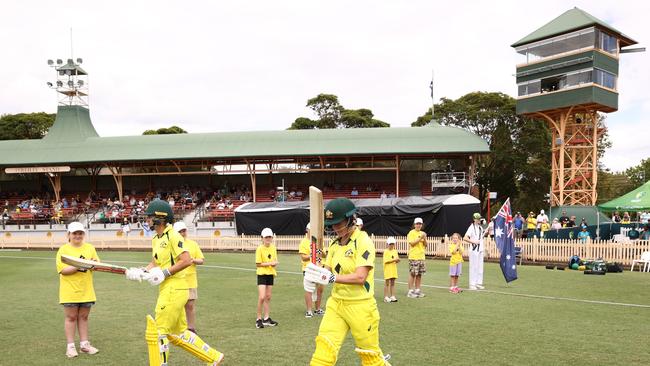 The oval is used for sports including cricket.