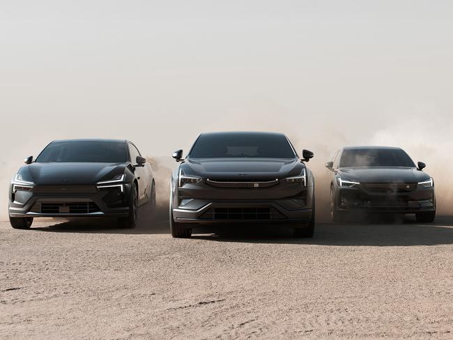 The Polestar electric vehicle line-up