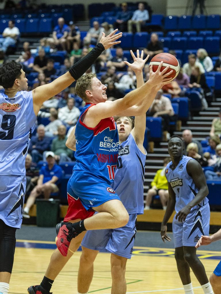 Adam Gehrig in action for the Toowoomba Mountaineers. Picture: Kevin Farmer