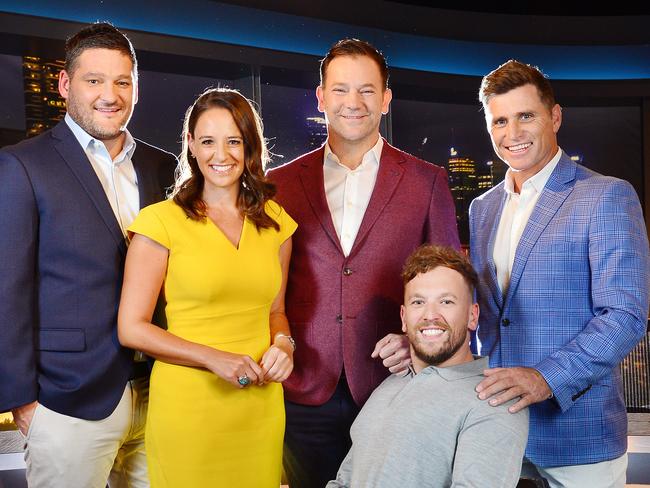 Shane Crawford was there at the end of the Footy Show.