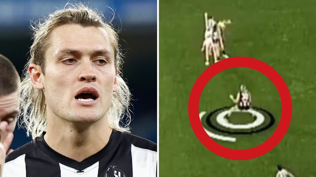 Collingwood skipper Darcy Moore called out in damning footage