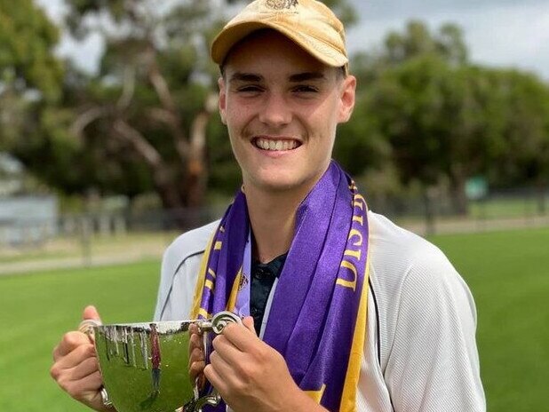 Liam Cox played in a premiership with Seaford Tigers in the MPCA last season.