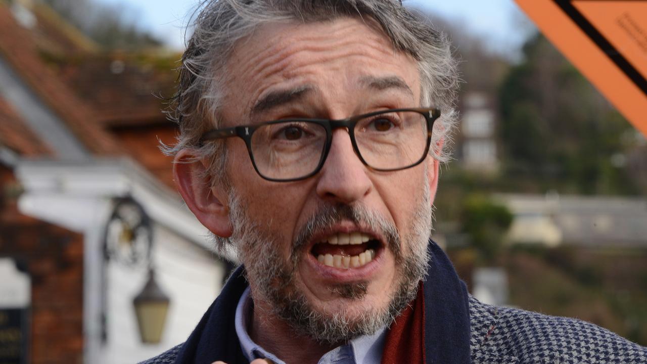 Actor Steve Coogan blasted the Tories in a rant overnight. Picture: Andrew Hasson/Getty Images