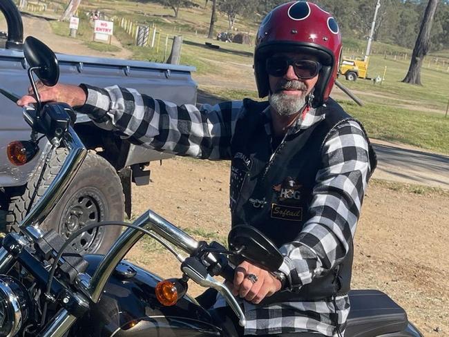 Dave Fisher, who passed away in a motorcycle crash on the M1, was remembered on the Gold Coast by friends, family and the riding community. Picture: Gold Coast Harley Owners Facebook Group