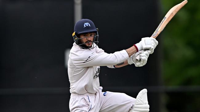 Akshay Ballal in action for Mount Waverley. Picture: Andy Brownbill