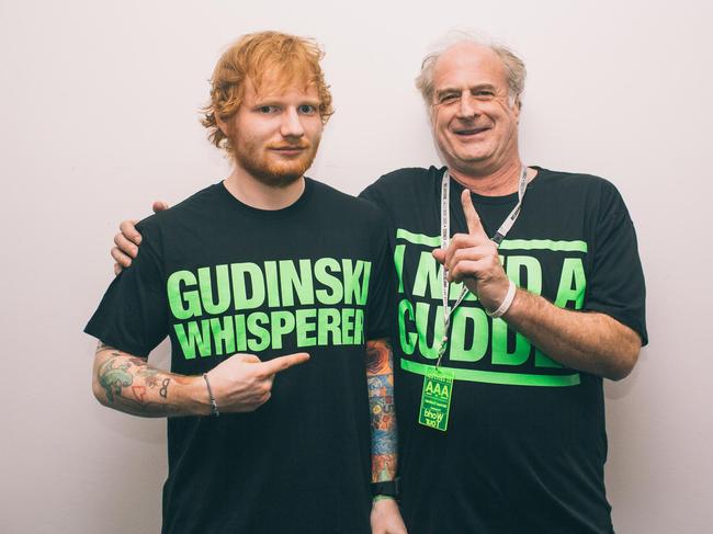 Gudinski toured international artists such as Ed Sheeran.