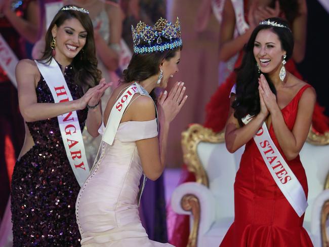 The moment Miss South Africa, Rolene Strauss, was crowned Miss World 2014. Picture: Joel Ryan / AP