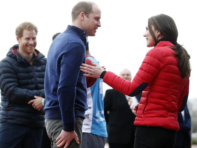 Still friends. Picture: AP Photo/Alastair Grant