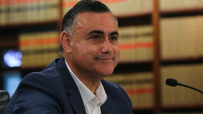 John Barilaro has denied doing anything wrong in relation to his application to be . Picture: Gaye Gerard / NCA Newswire