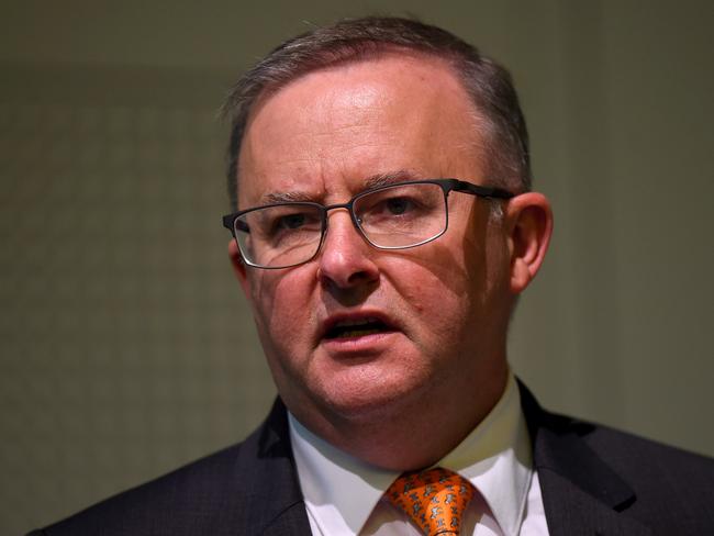 Anthony Albanese is unhappy about the controversial ad. Picture: AAP