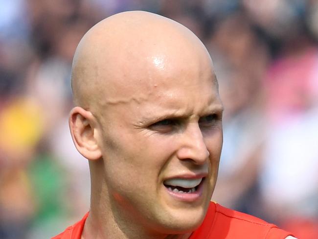 Gary Ablett of the Gold Coast Suns during the round 8 match between the Gold Coast Suns and Port Adelaide Power at Jiangwan Stadium in Shanghai, China, Sunday, May 14, 2017. (AAP Image/Tracey Nearmy) NO ARCHIVING, EDITORIAL USE ONLY