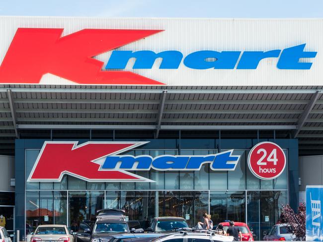 Melbourne, Australia - January 2, 2015: Kmart store in Burwood in suburban Melbourne. Kmart is a discount department store owned by Wesfarmers.