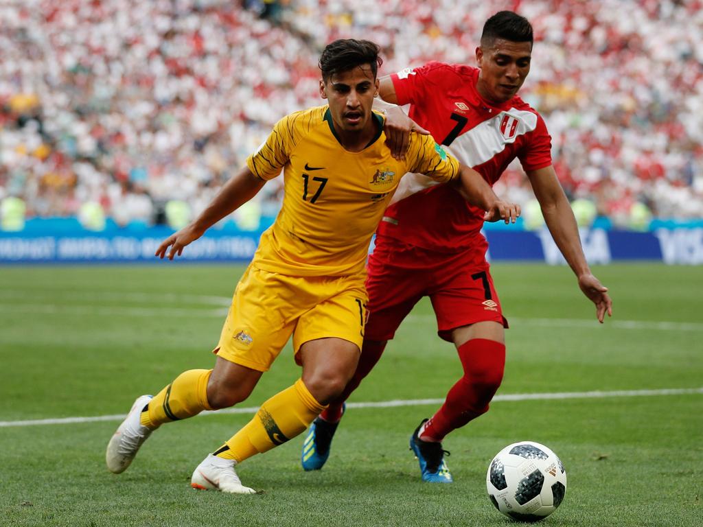 Daniel Arzani left a big hole in the Socceroos preparations.