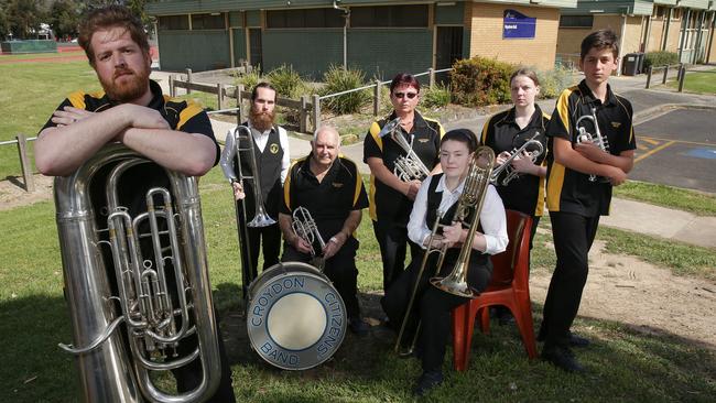 Croydon Citizen Bands is facing an uncertain future with Keystone Hall to be demolished for the Croydon Community Precinct. Picture: George Salpigtidis